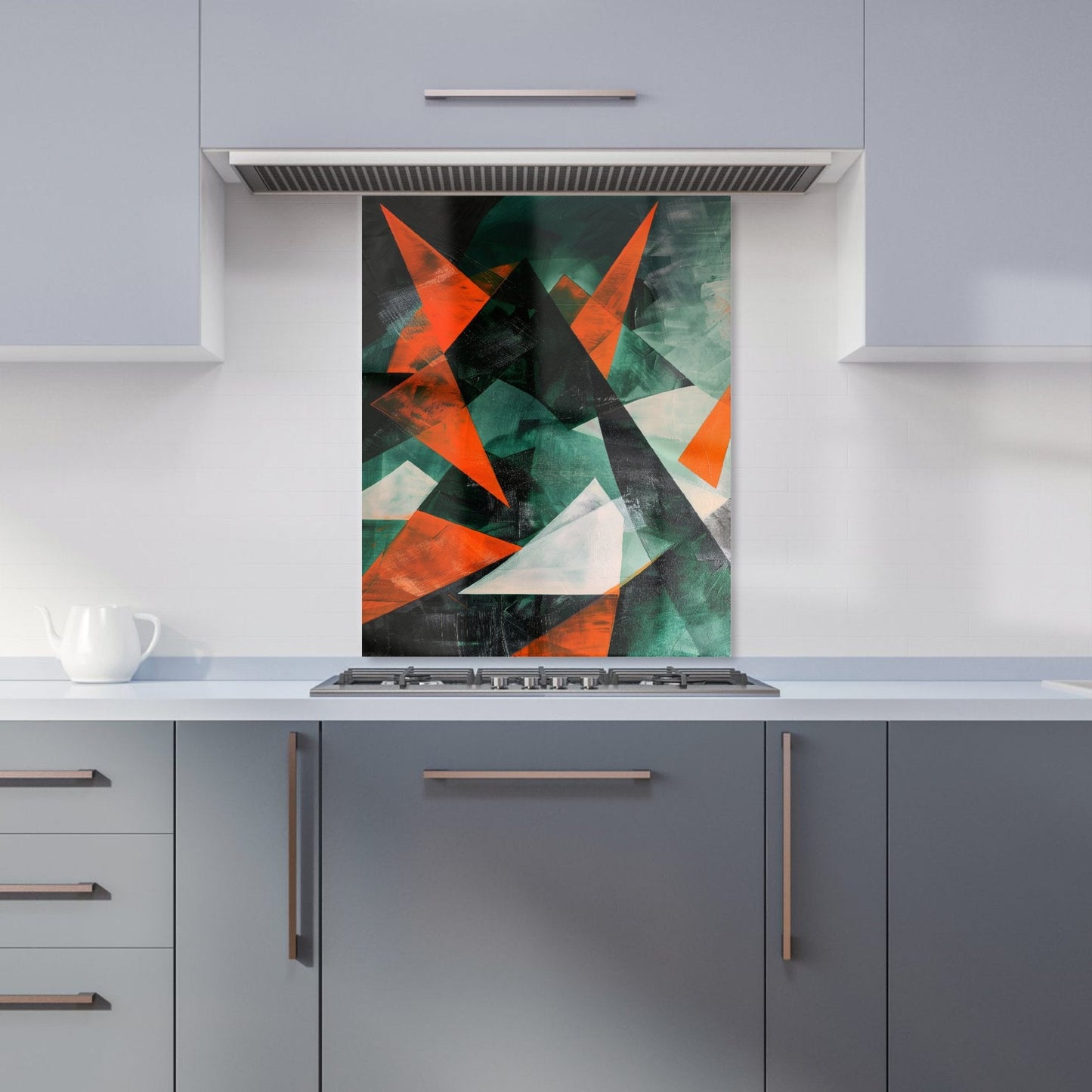 Curved Geometry Kitchen Splashback