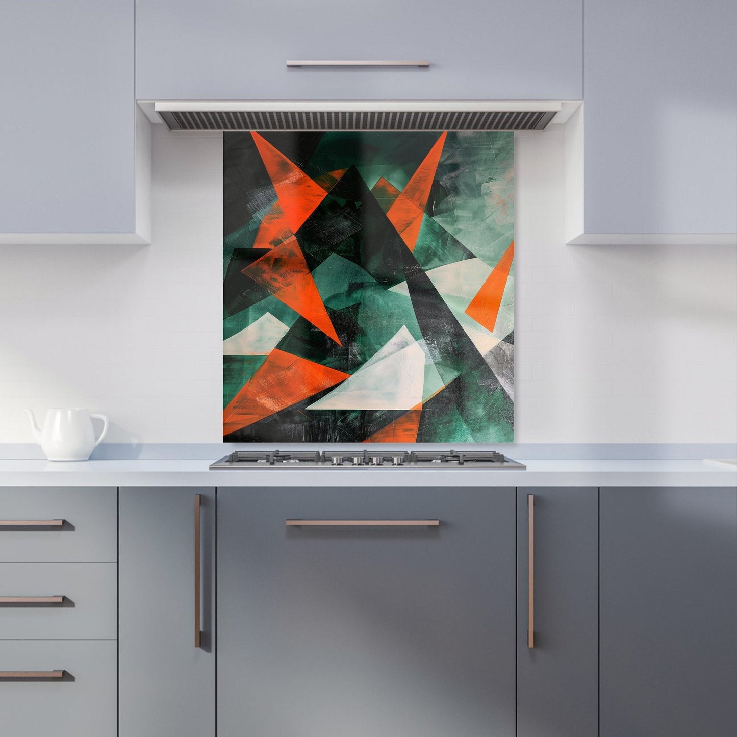 Curved Geometry Kitchen Splashback