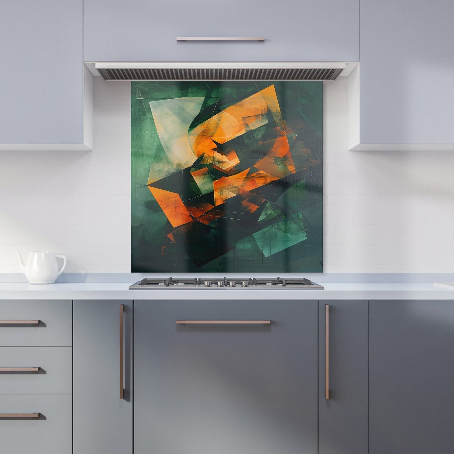 Sharp Triangles Kitchen Splashback