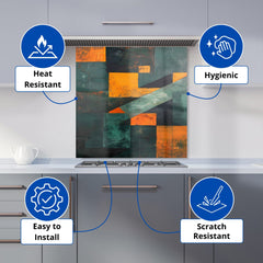 Dynamic Angles Kitchen Splashback