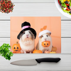 Trick Or Treating Guinea Pigs Chopping Board