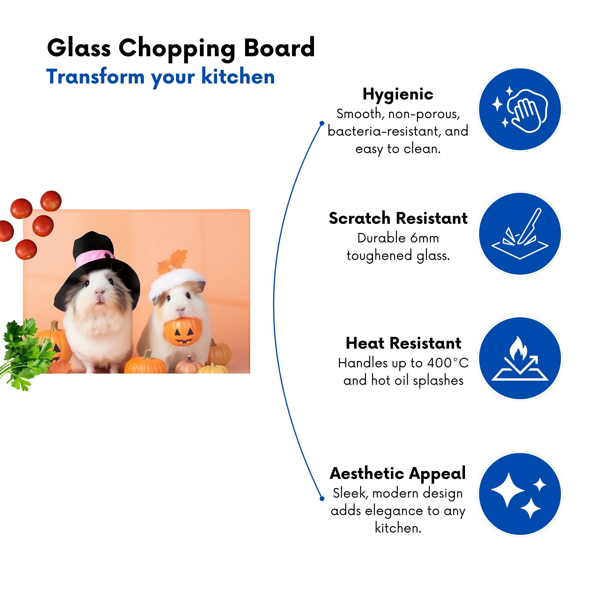 Trick Or Treating Guinea Pigs Chopping Board