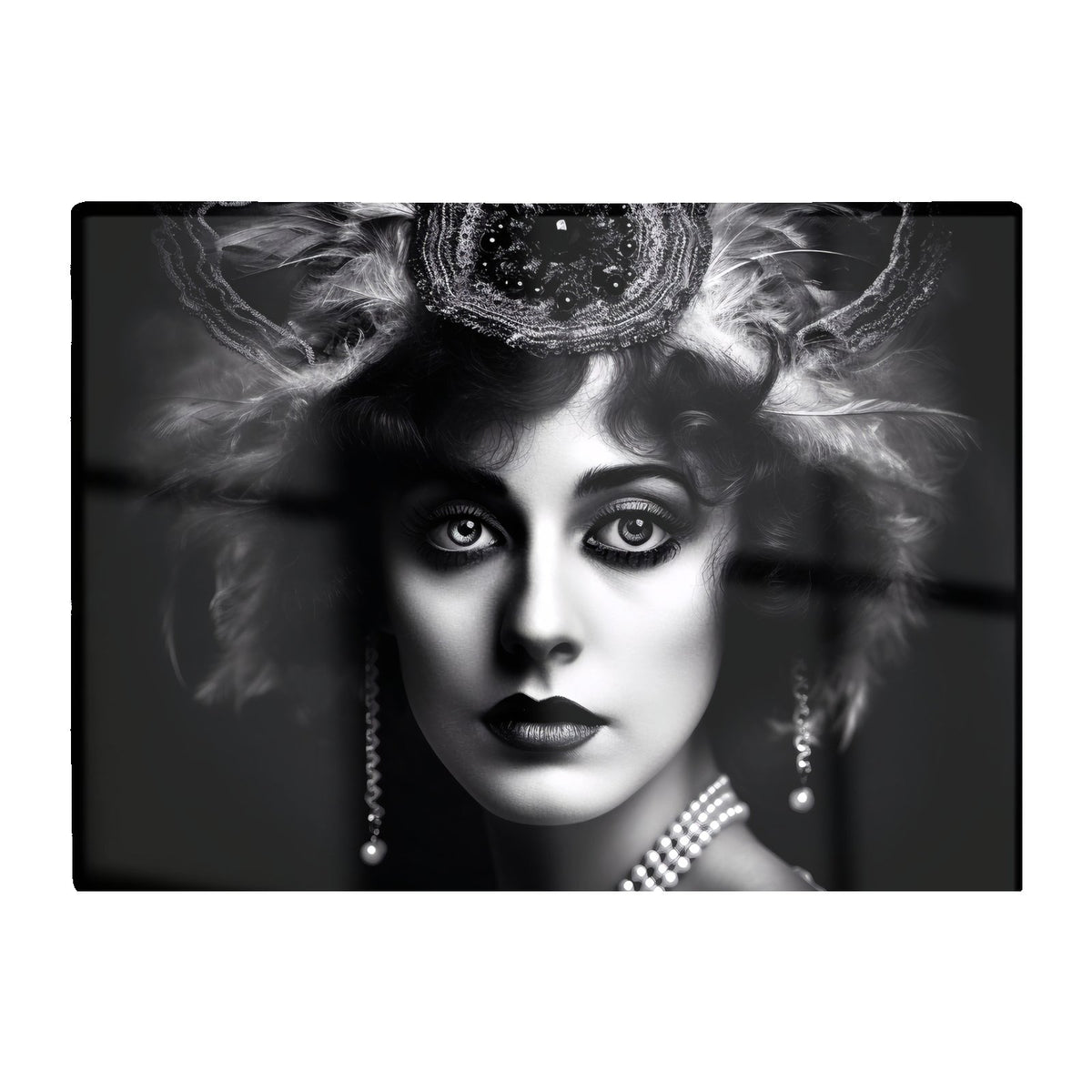 Edwardian Showgirl Splashart Chopping Board