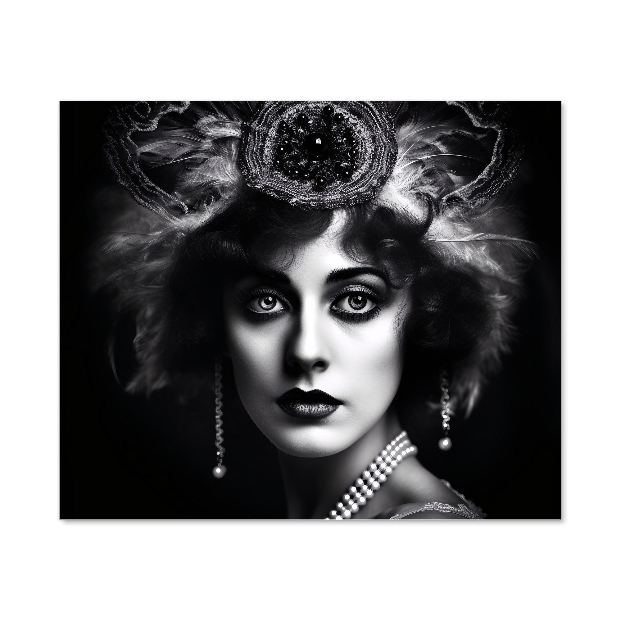 Edwardian Showgirl Splashart Kitchen Splashback