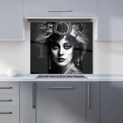 Edwardian Showgirl Splashart Kitchen Splashback