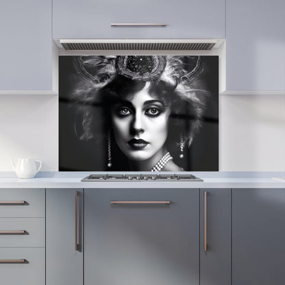 Edwardian Showgirl Splashart Kitchen Splashback