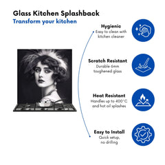 Glamorous Edwardian Showgirl Kitchen Splashback