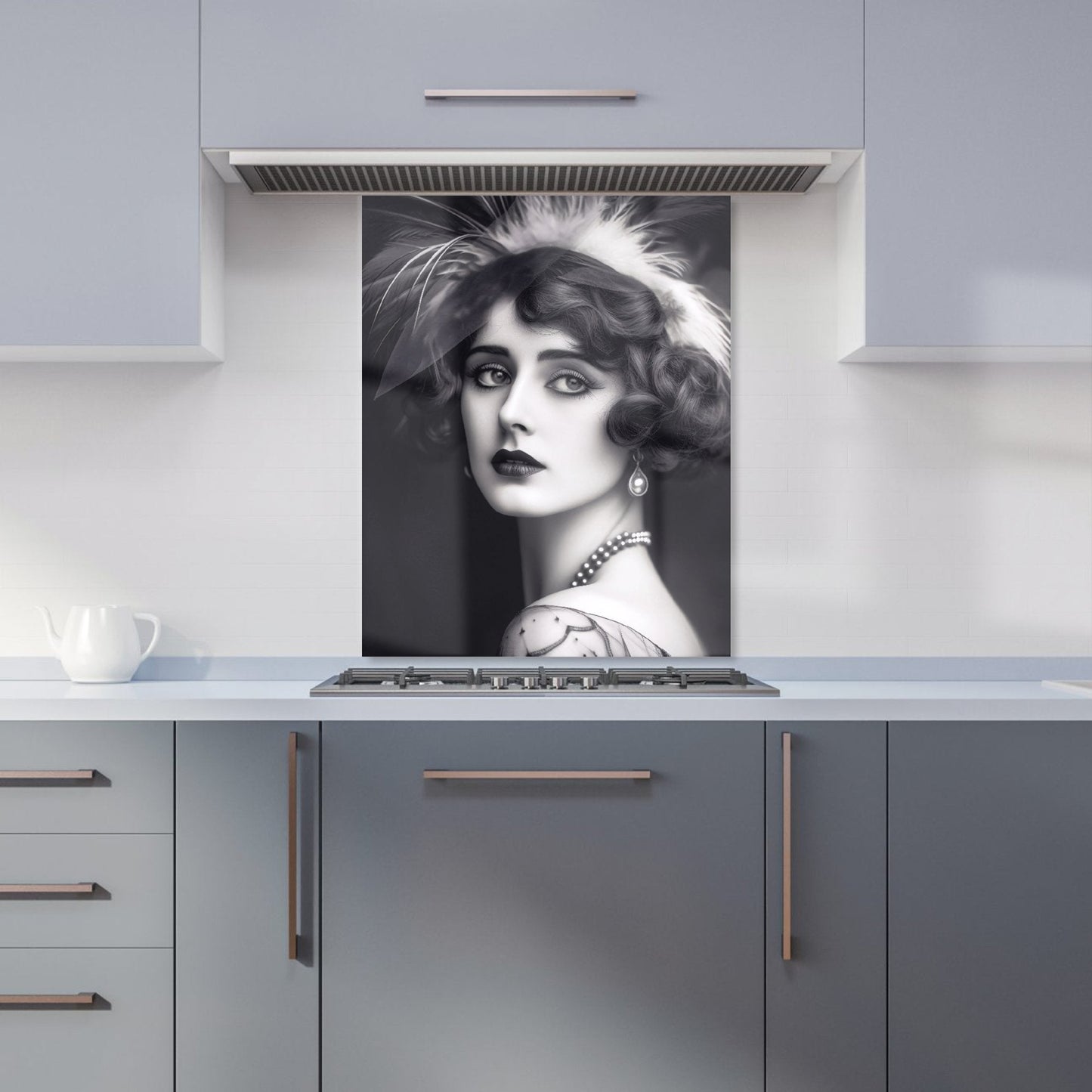 Glamorous Edwardian Showgirl Kitchen Splashback