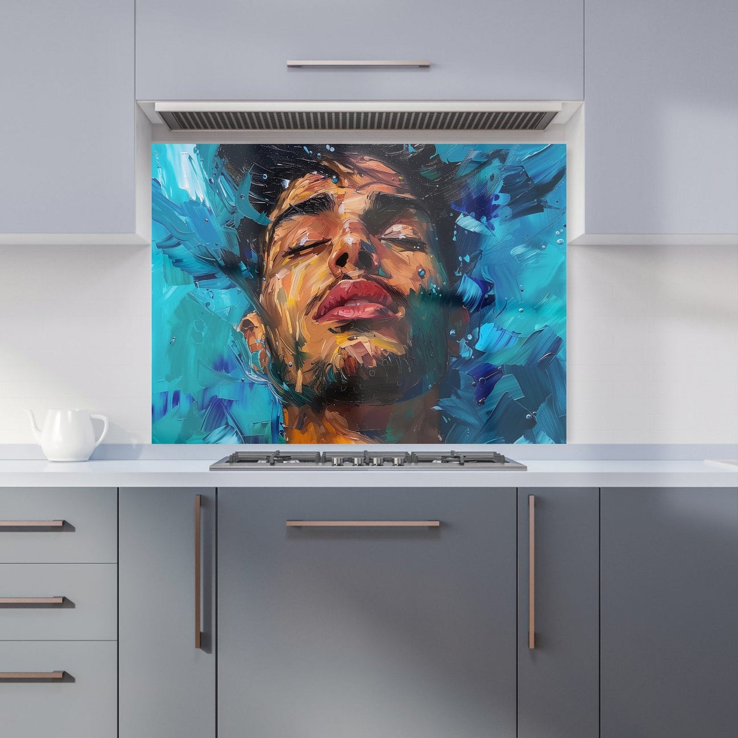 Vivid Serenity Kitchen Splashback