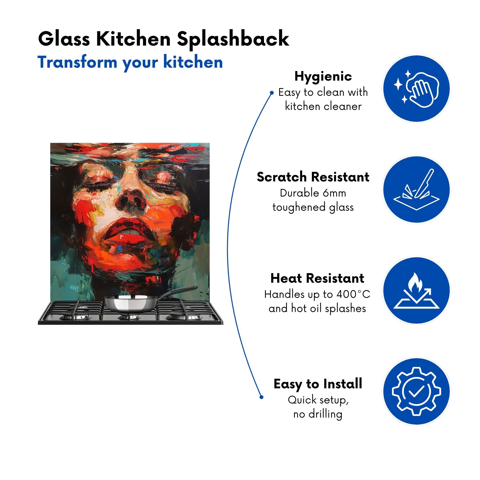 Tranquil Immersion Kitchen Splashback