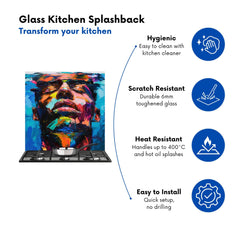 Radiant Reflection Kitchen Splashback