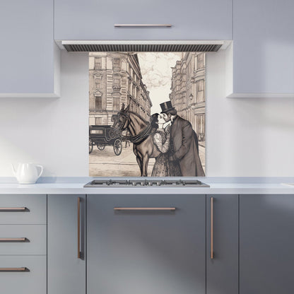 Victorian Lovers On A London Street Kitchen Splashback