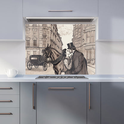 Victorian Lovers On A London Street Kitchen Splashback