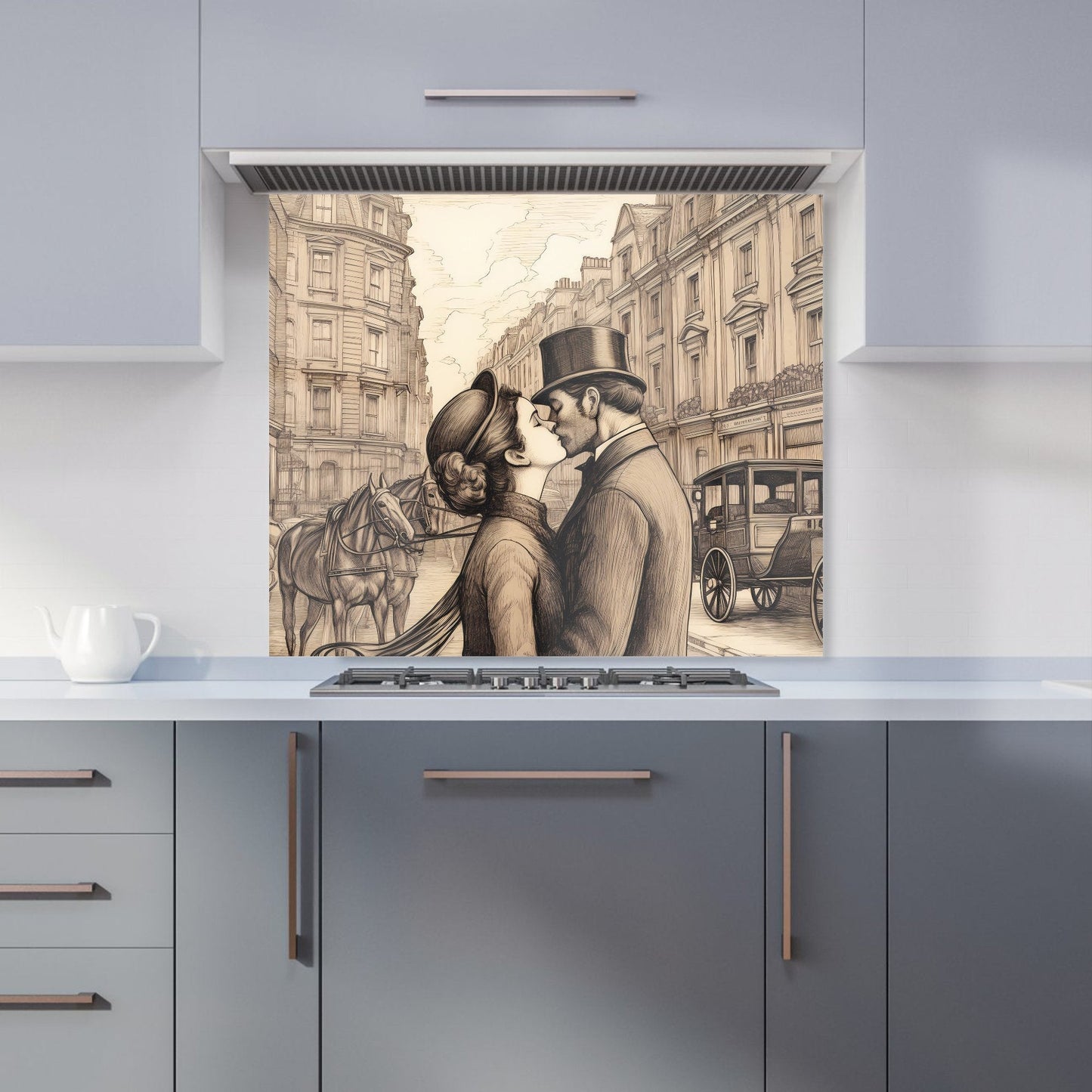 Sharing A Kiss Kitchen Splashback