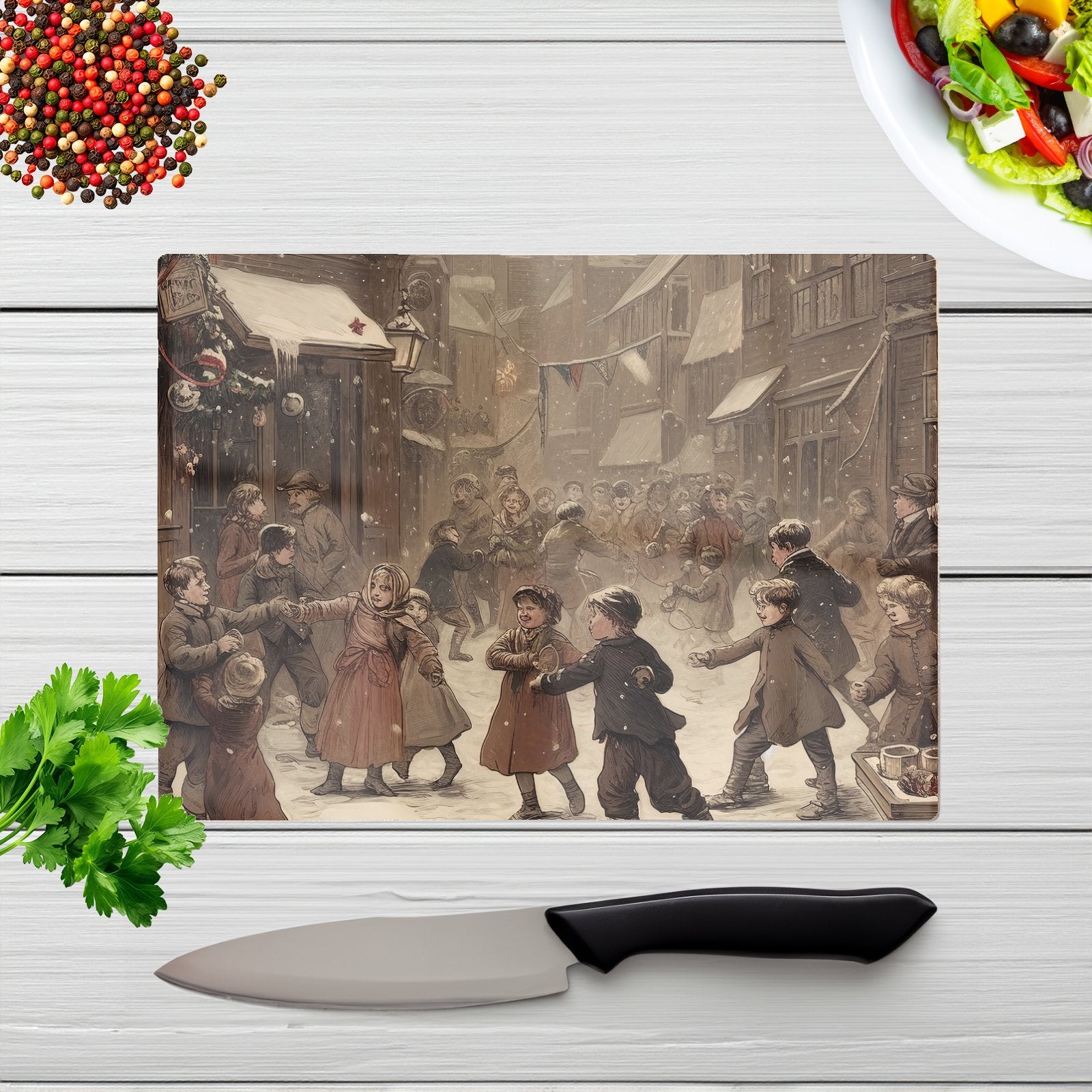 Dancing In The Street Chopping Board