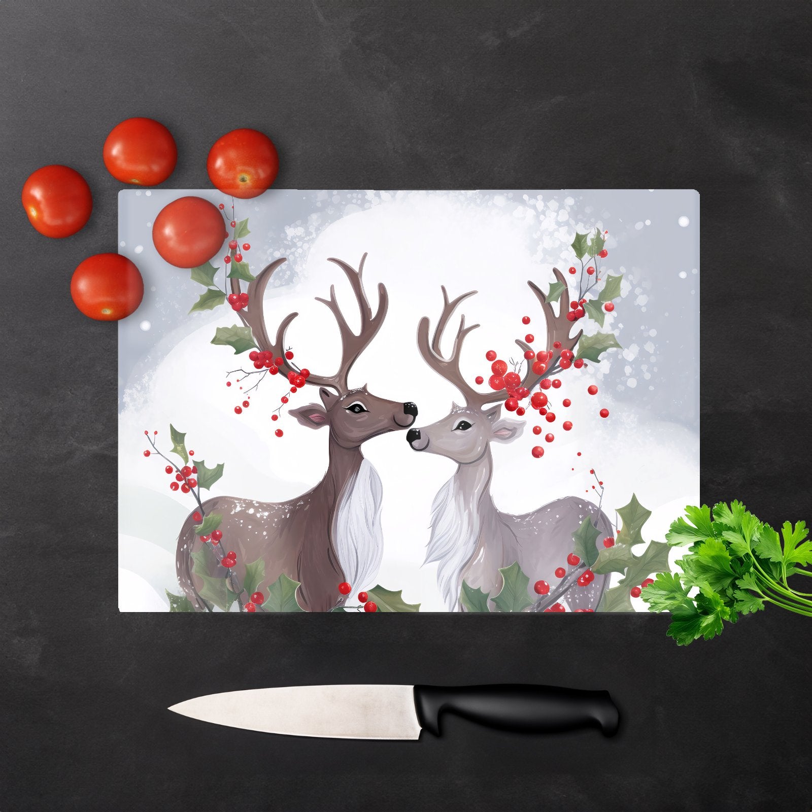 Sitting Together Chopping Board