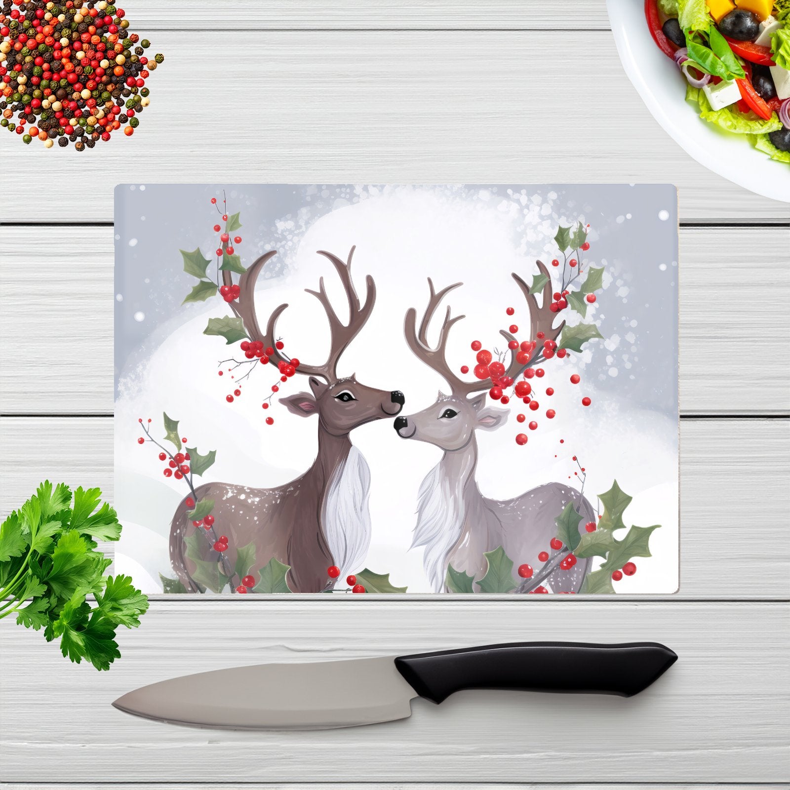 Sitting Together Chopping Board