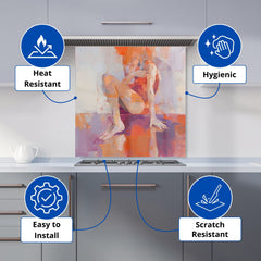Contemplative Rest Kitchen Splashback
