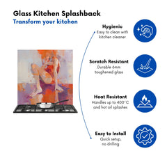 Contemplative Rest Kitchen Splashback