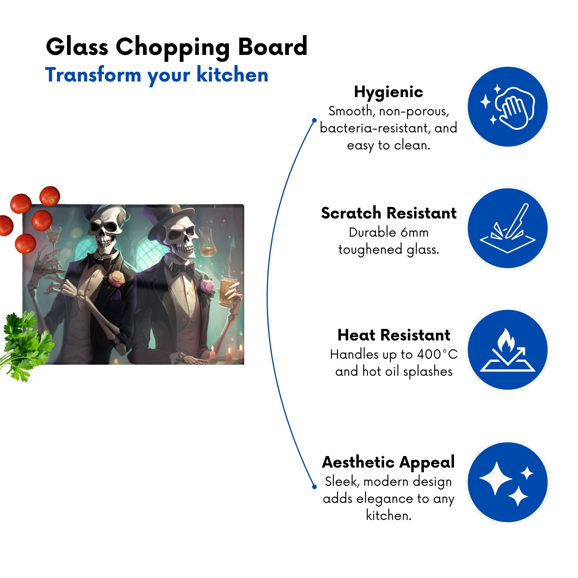 Dressed In Their Best Chopping Board
