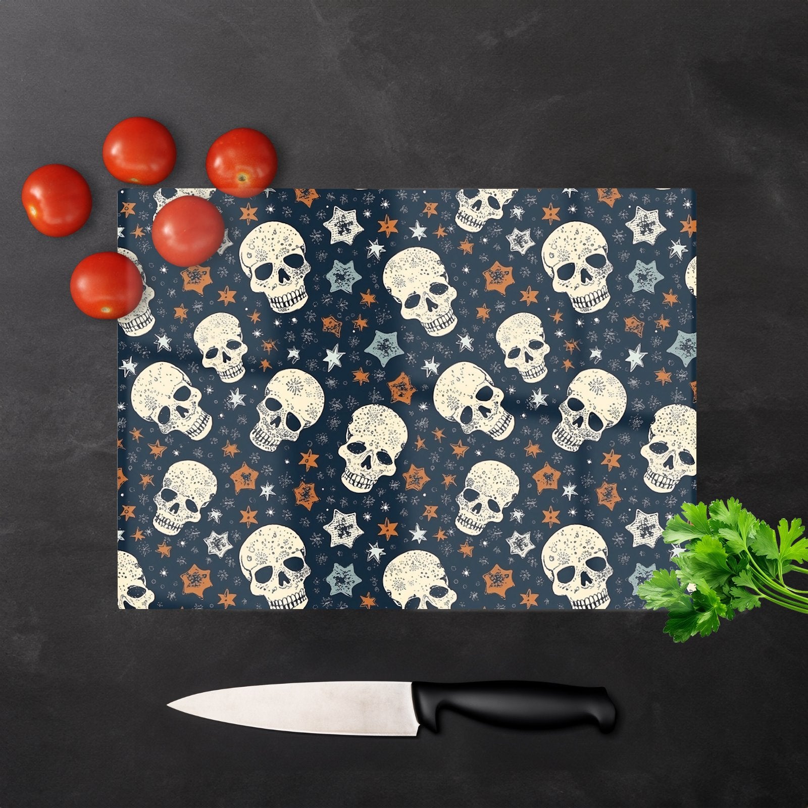 Skulls And Stars Chopping Board