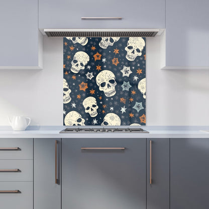 Skulls And Stars Kitchen Splashback