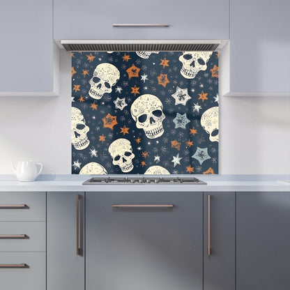 Skulls And Stars Kitchen Splashback