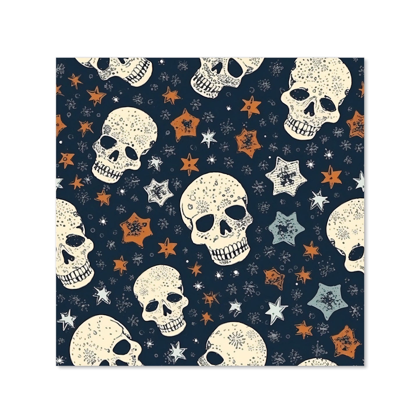 Skulls And Stars Kitchen Splashback