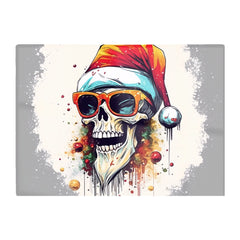 Santa Skull In Glasses Splashart Chopping Board