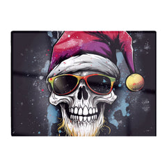 Happy Santa Skull Splashart Chopping Board