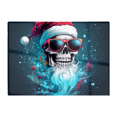 Magical Santa Hat Skull Splashart Chopping Board
