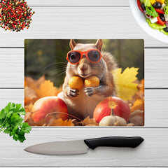 Nuts For Winter Chopping Board