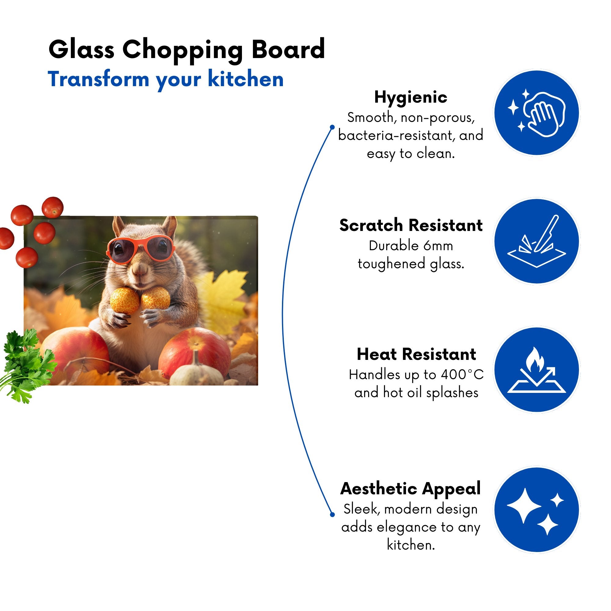 Nuts For Winter Chopping Board