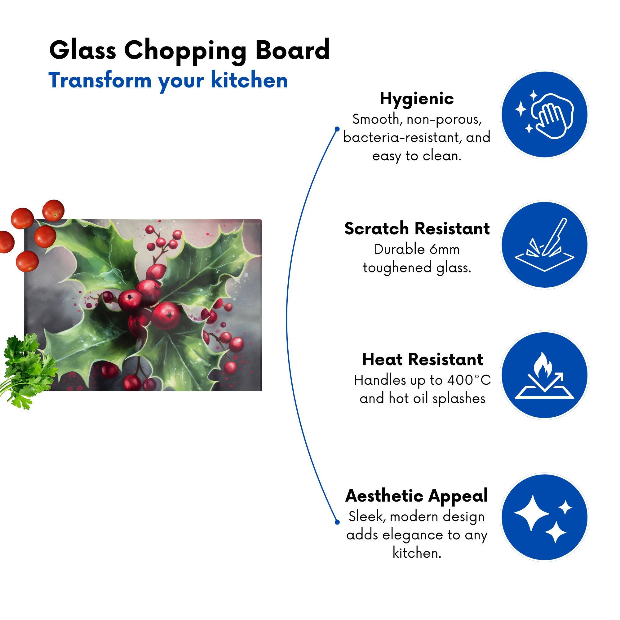 Splashart Holly Chopping Board