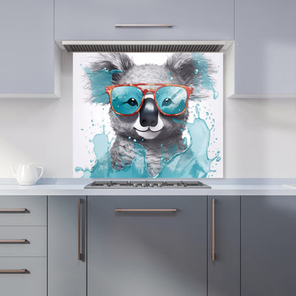 Splashart Koala In Glasses Kitchen Splashback