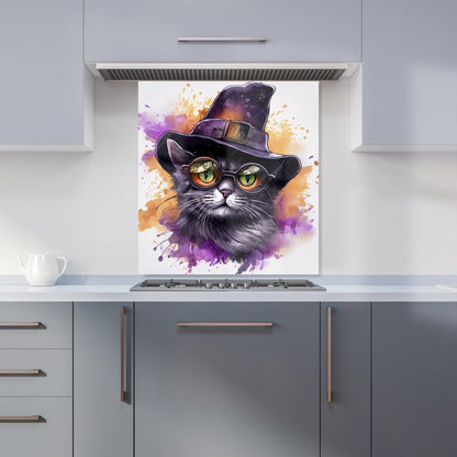 Splashart Longhaired Witches Cat Kitchen Splashback