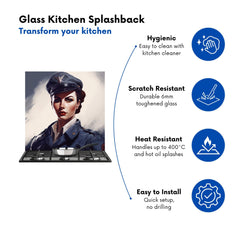 Defiant Strength Kitchen Splashback