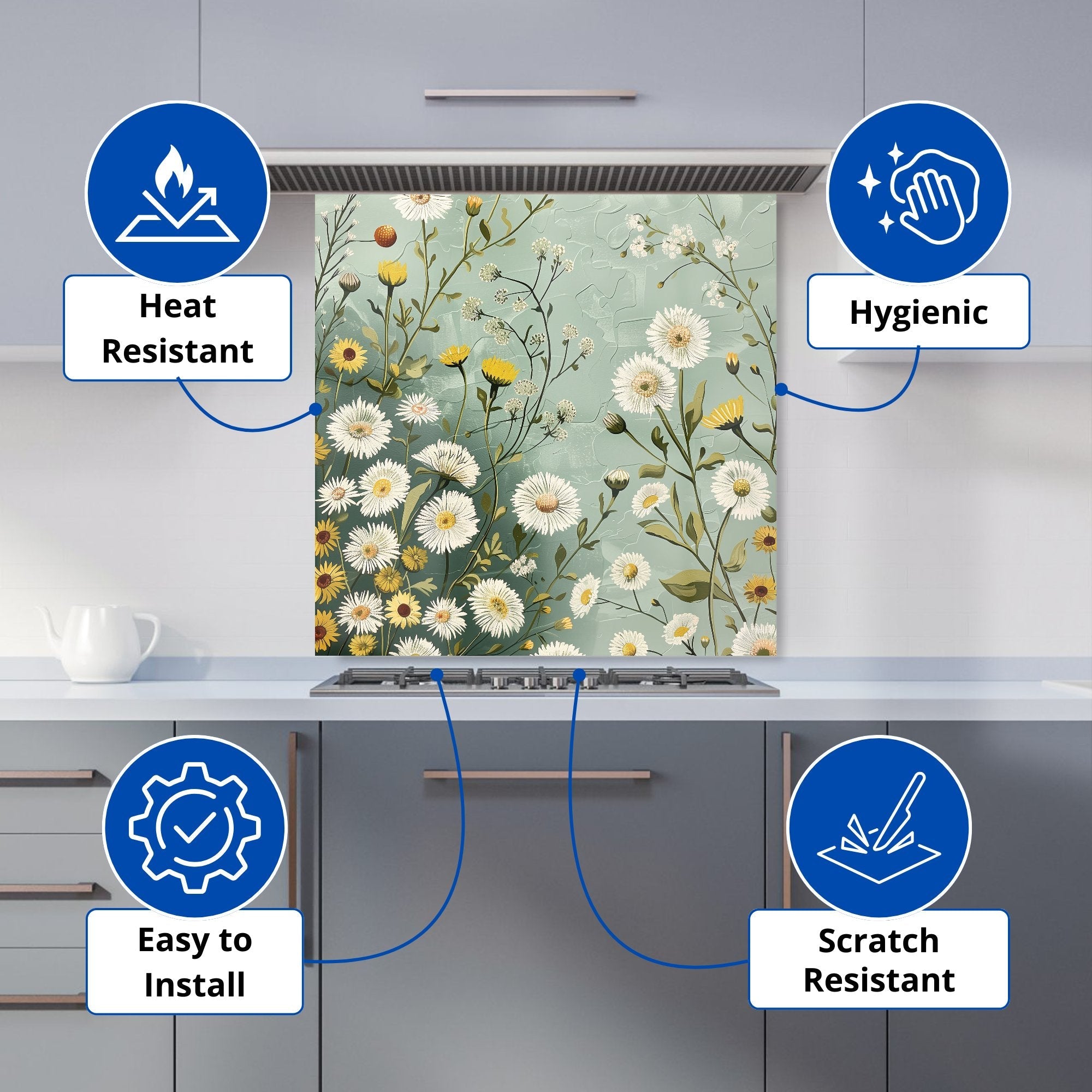 Springtime Kitchen Splashback