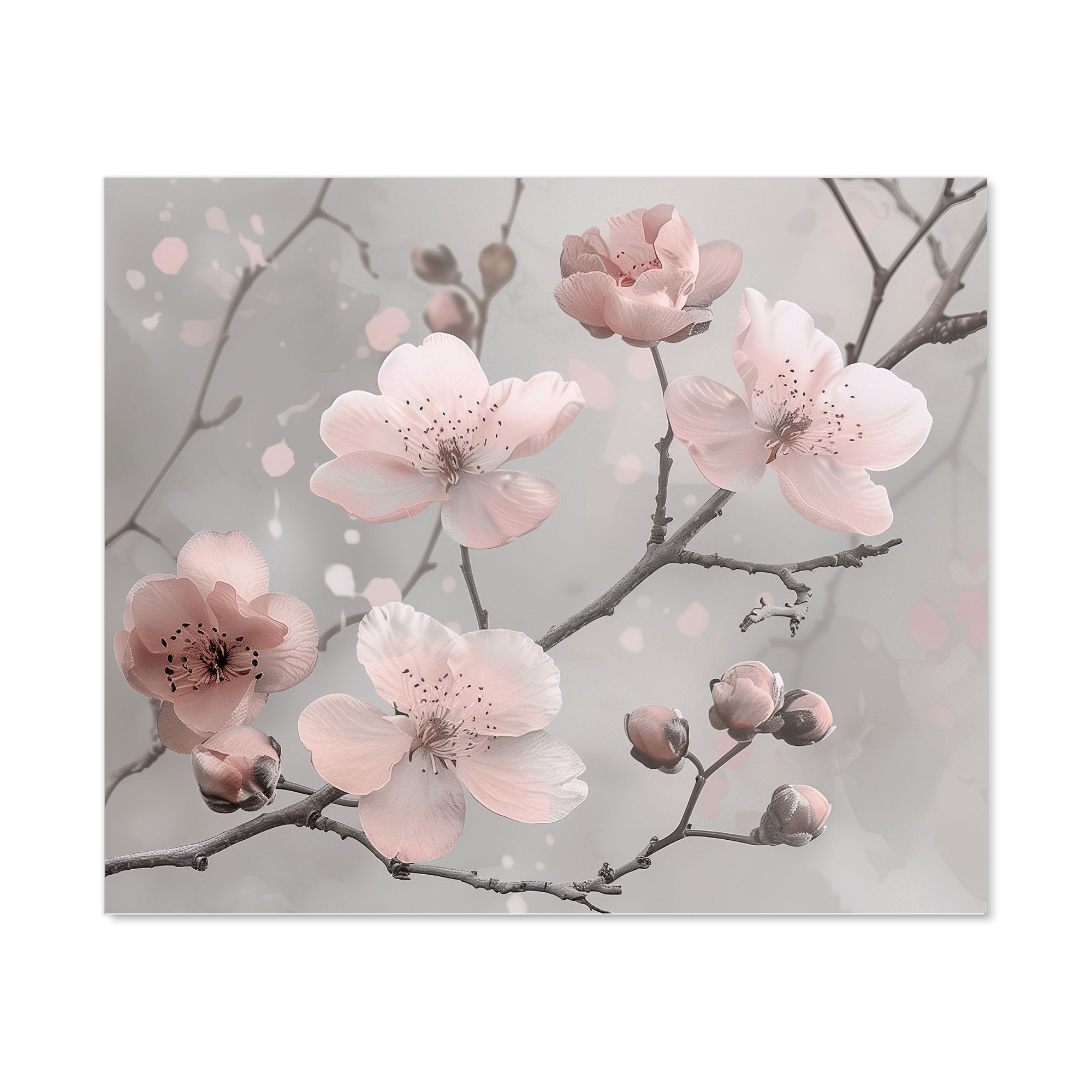 Delicate Spring Blossom Kitchen Splashback