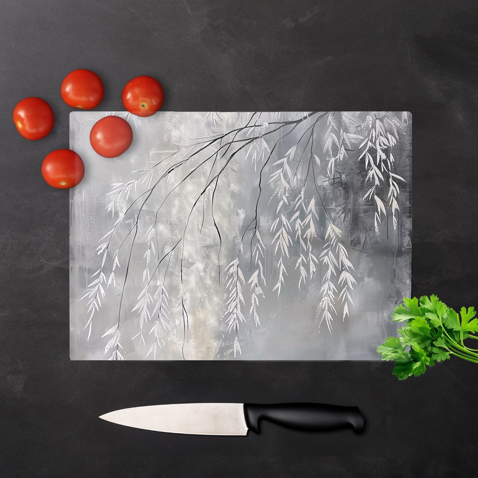 Wintery Tree Chopping Board