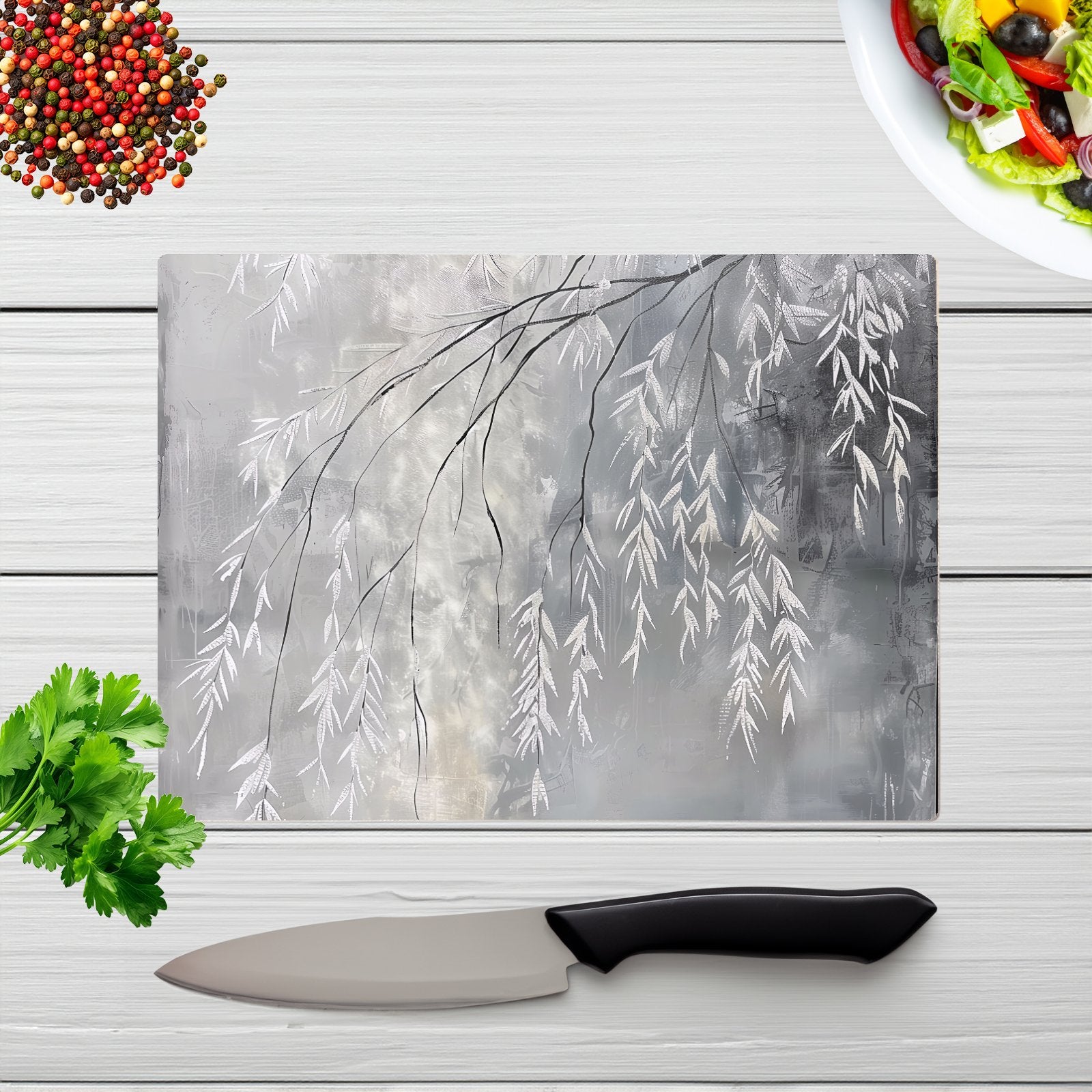 Wintery Tree Chopping Board