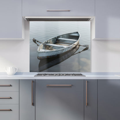 Boat On The Lake Kitchen Splashback