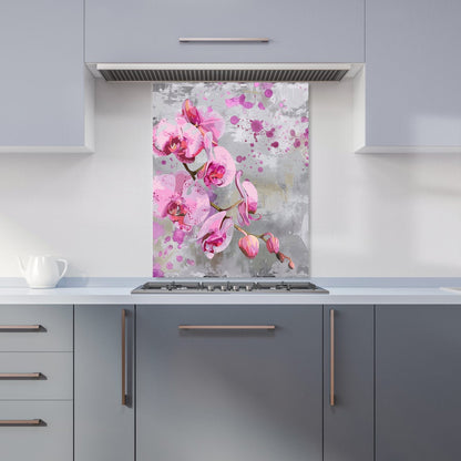 Orchids Splashart Kitchen Splashback