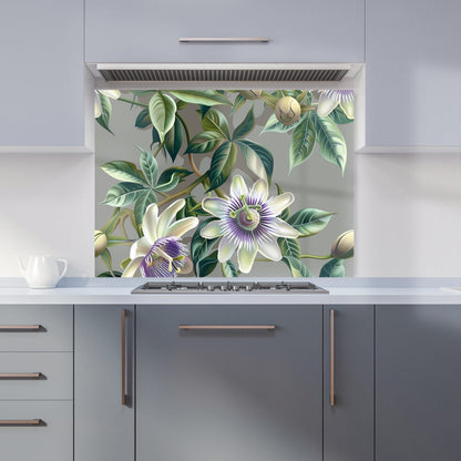 Passion Flowers Kitchen Splashback