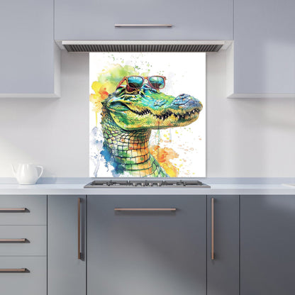 Cool Crocodile Kitchen Splashback