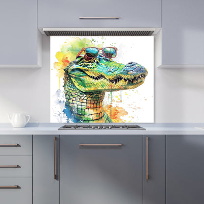 Cool Crocodile Kitchen Splashback