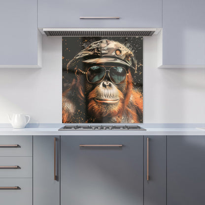 Cool Orangutan Kitchen Splashback