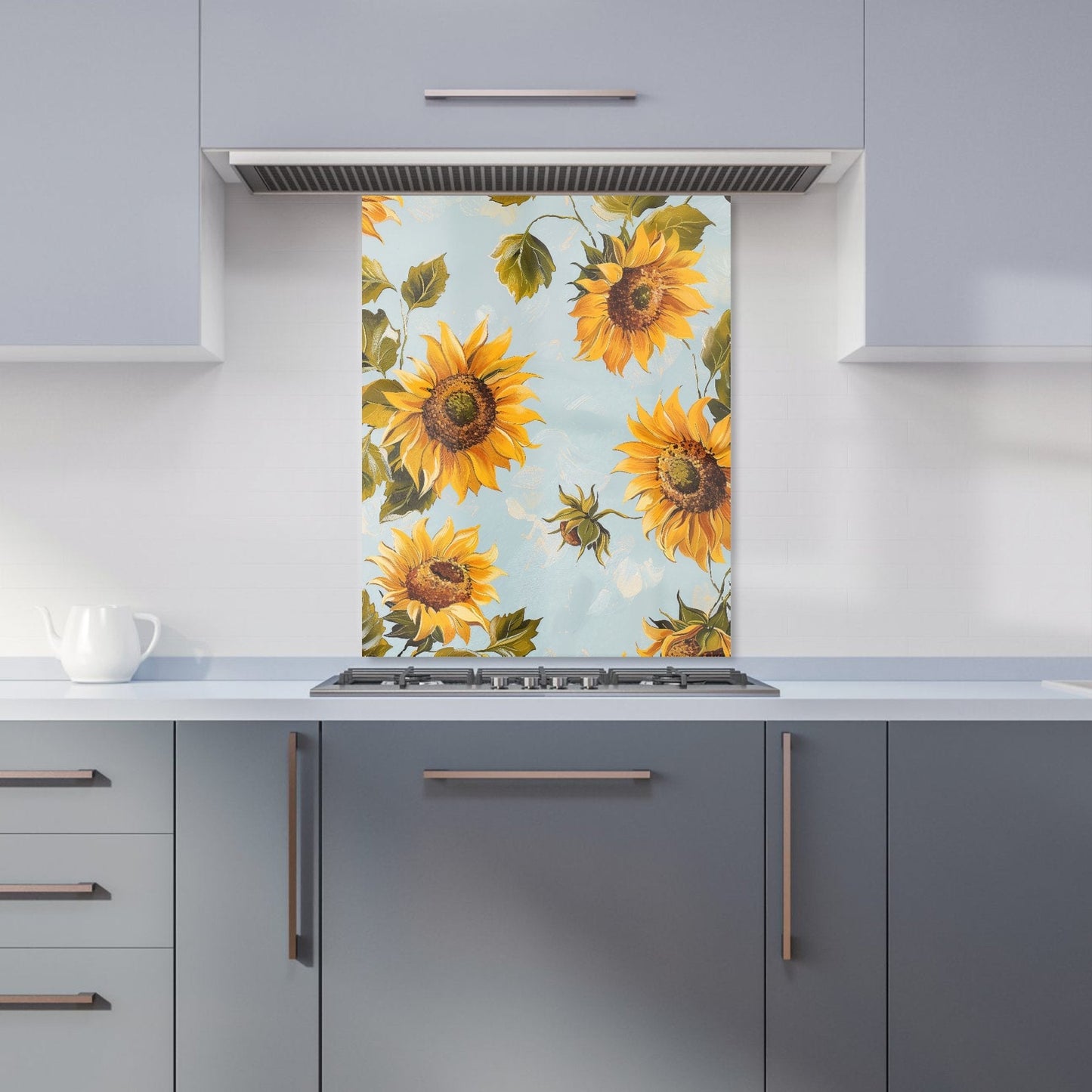 Summer Sunflowers Kitchen Splashback