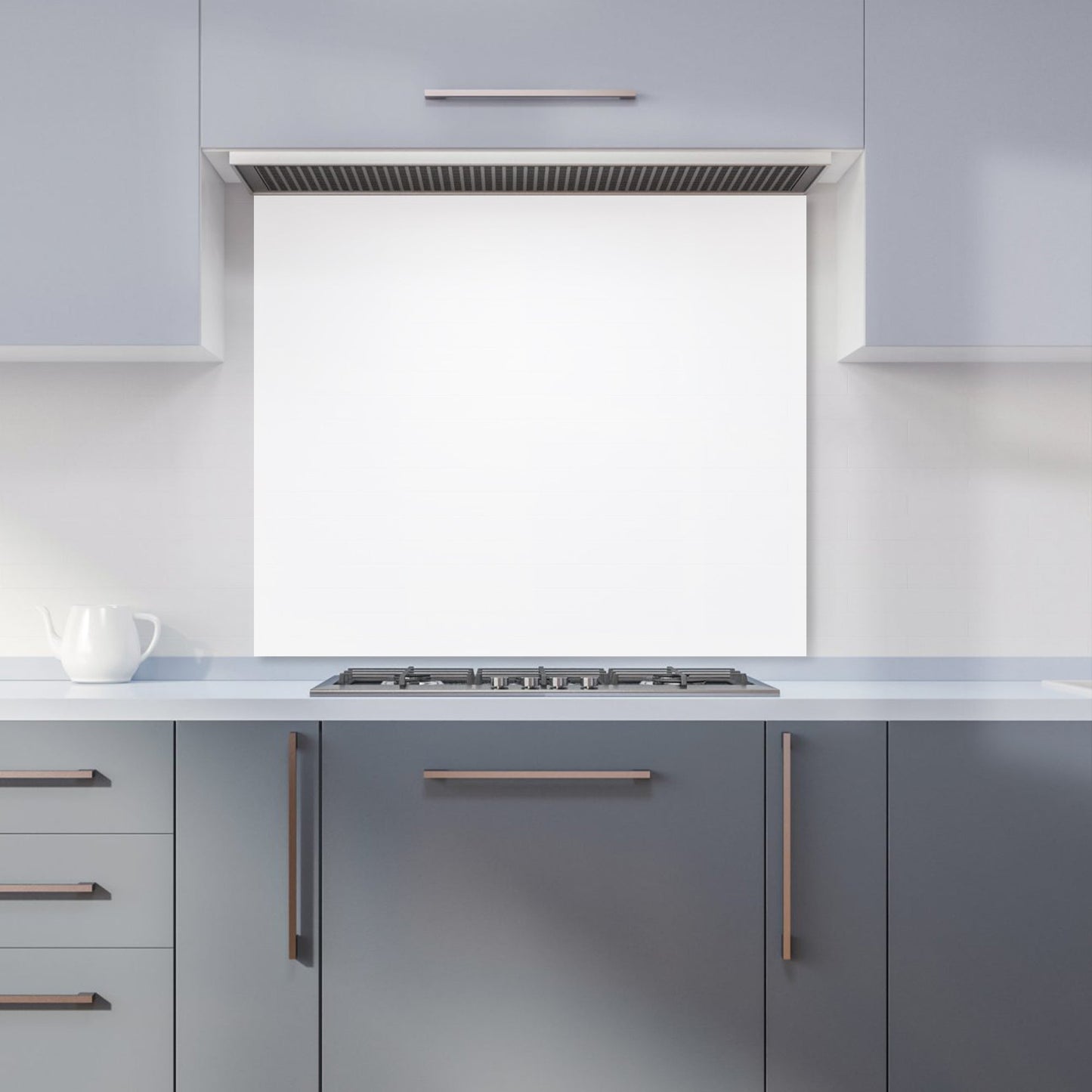 Pure White Kitchen Splashback