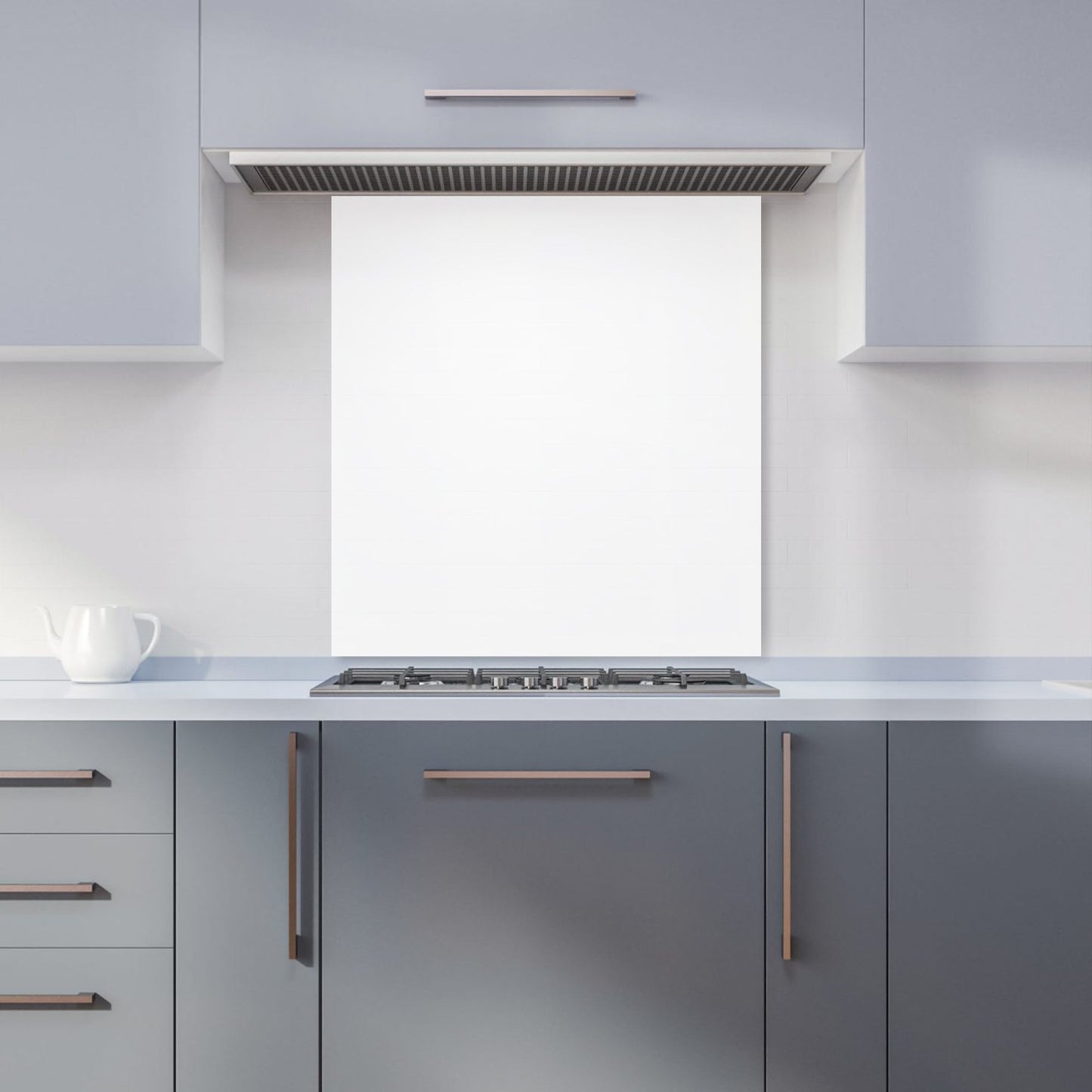 Pure White Kitchen Splashback